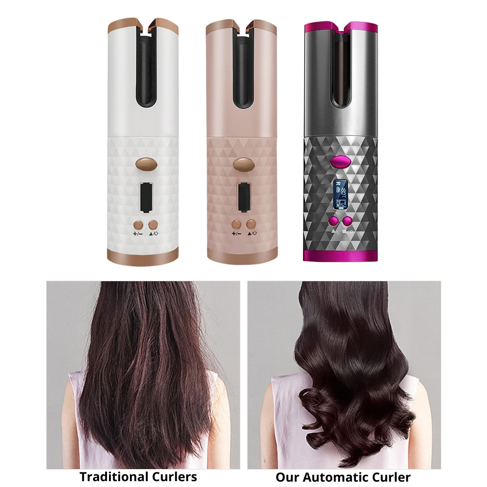 Automatic Rechargeable Hair Curler