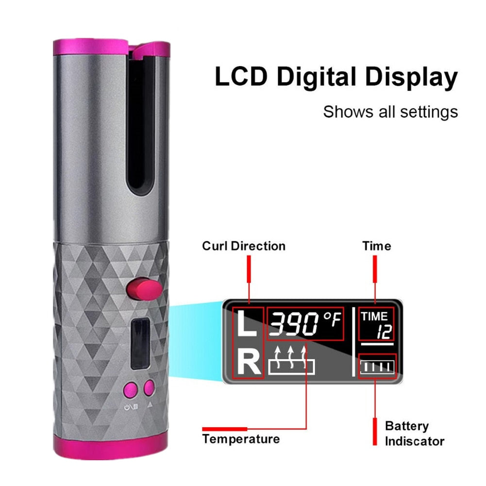 Automatic Rechargeable Hair Curler