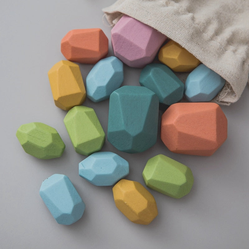 Creative Wooden Children's Building Blocks