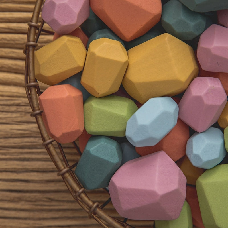 Creative Wooden Children's Building Blocks