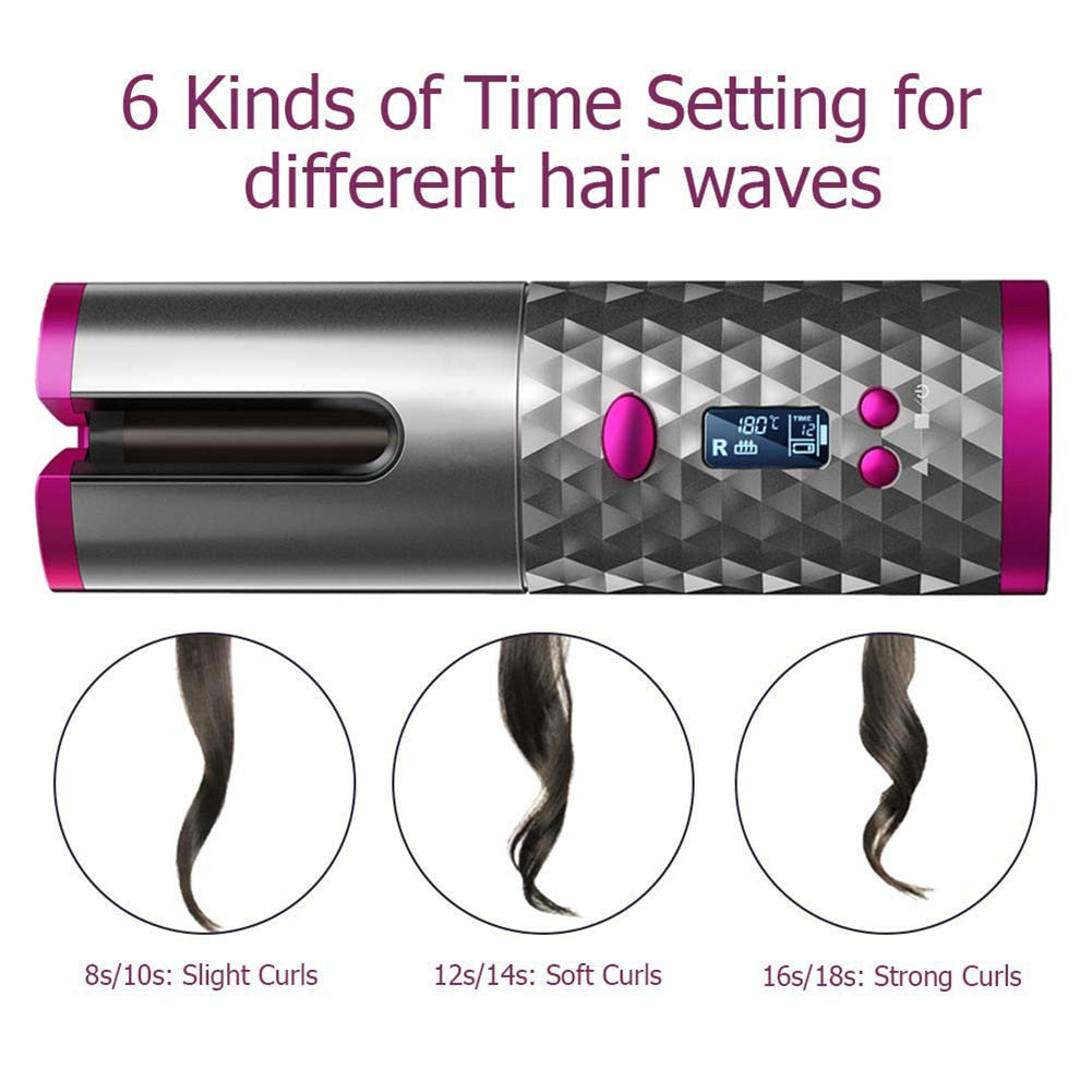 Automatic Rechargeable Hair Curler