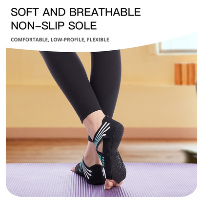 YogaGrips Lightweight Non Slip Yoga/Pilates Shoes