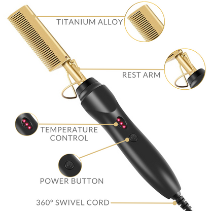 3 in 1 Straightener Comb