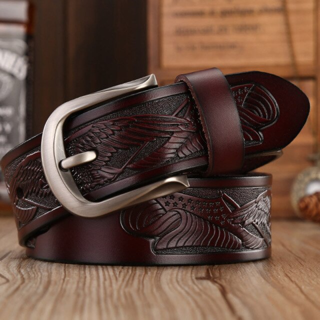 Eagle Eye Men's Genuine Leather Belt