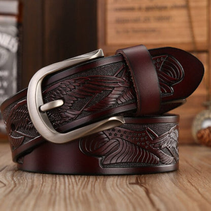 Eagle Eye Men's Genuine Leather Belt