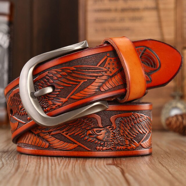 Eagle Eye Men's Genuine Leather Belt